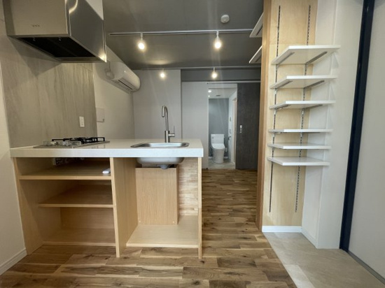 玄関もミニマムサイズ