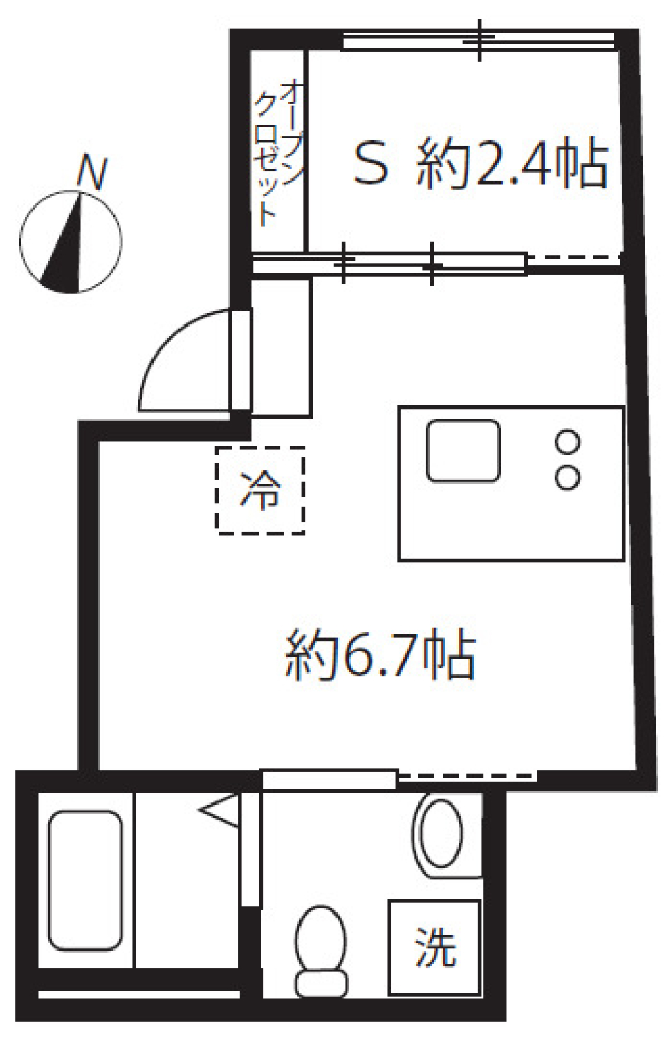じぶんサイズのデザイナーズの間取り図