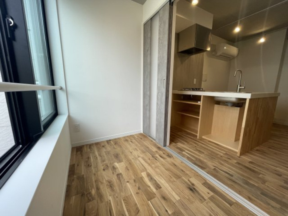 シングルベッドがぴったり置けそうです