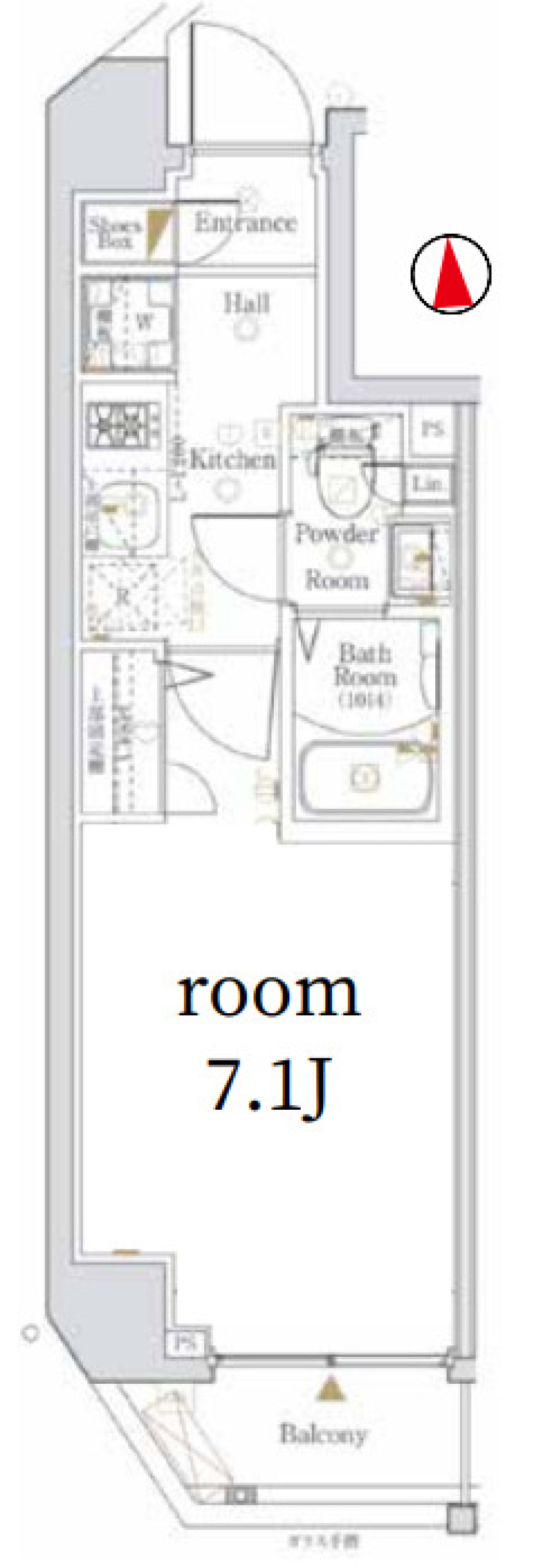 Log練馬／ログ練馬　601号室［ペット可］の間取り図