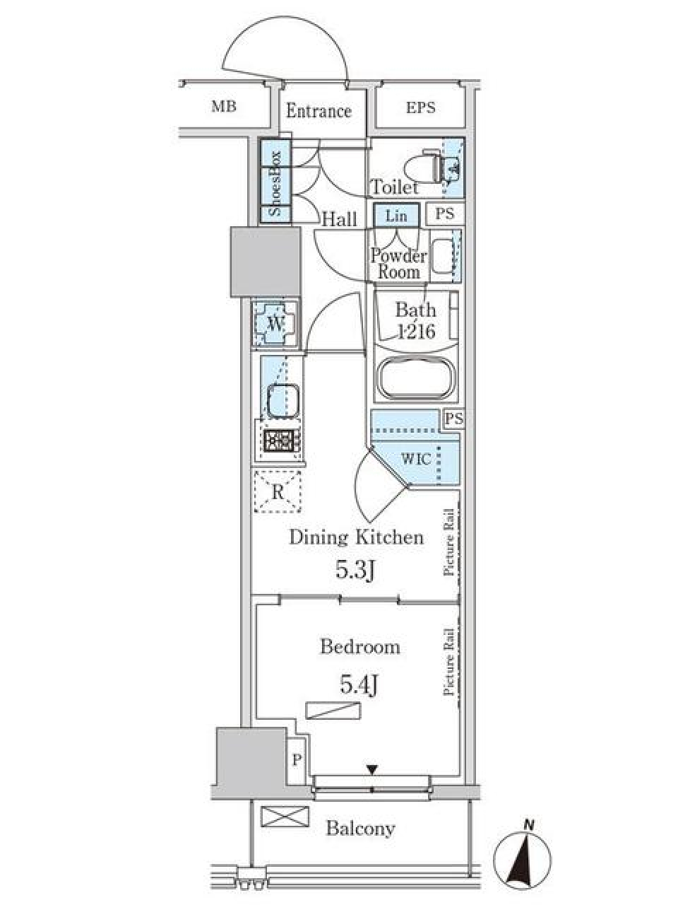 パークアクシス成増二丁目　904号室［新築］の間取り図