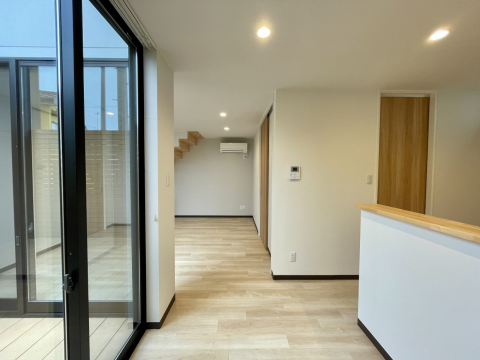 絶妙な位置にエアコンが付いていて空調もばっちり