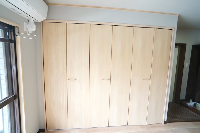 LDK部分にも収納スペースがあります。