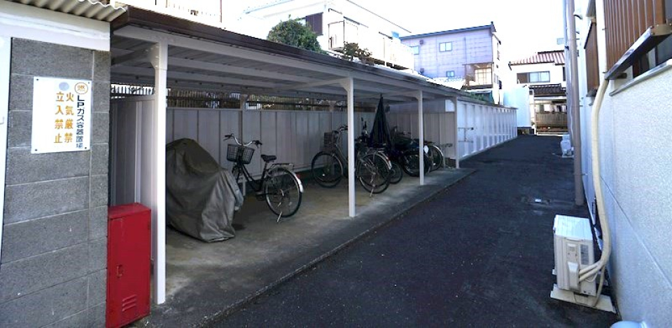 駐輪場あります。