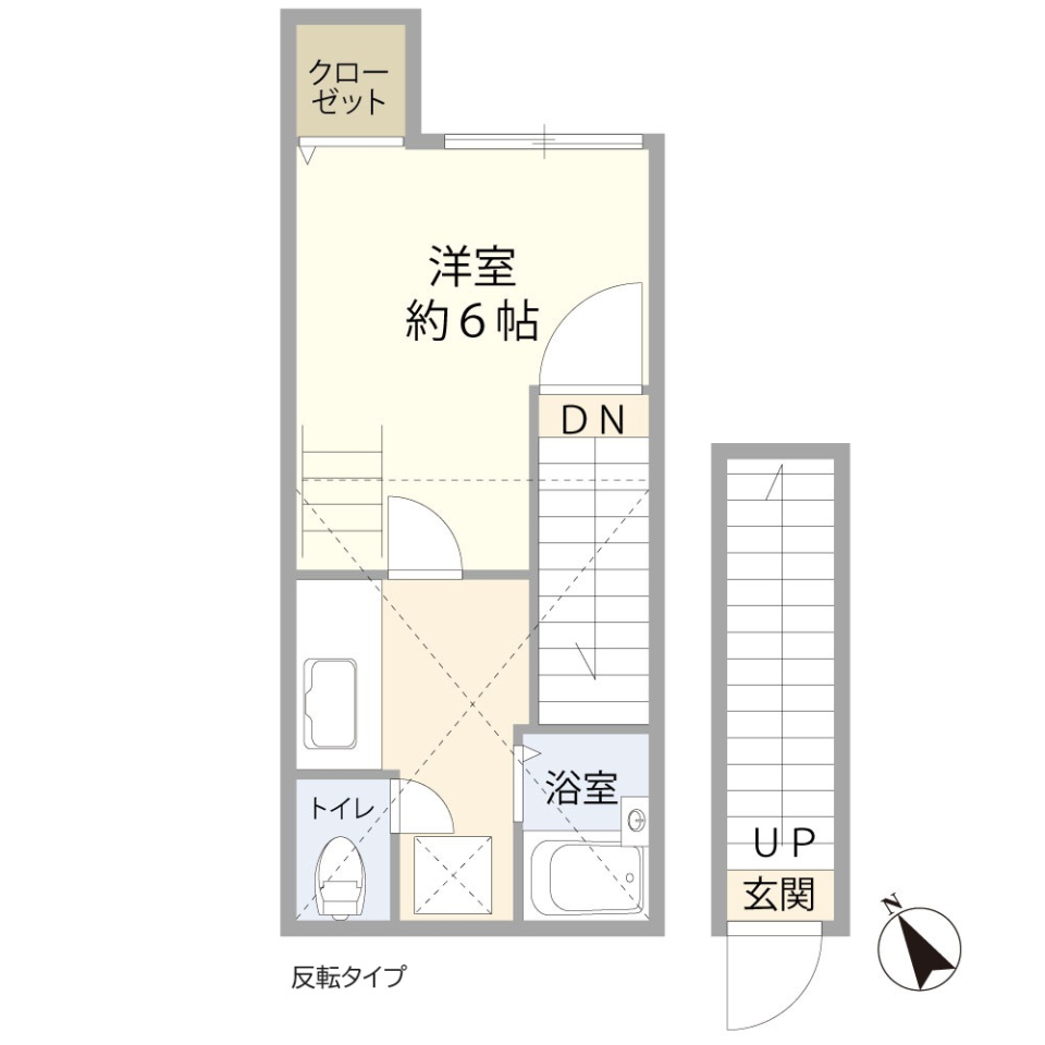 メゾン・ド・アデリーⅡ　202号室の間取り図