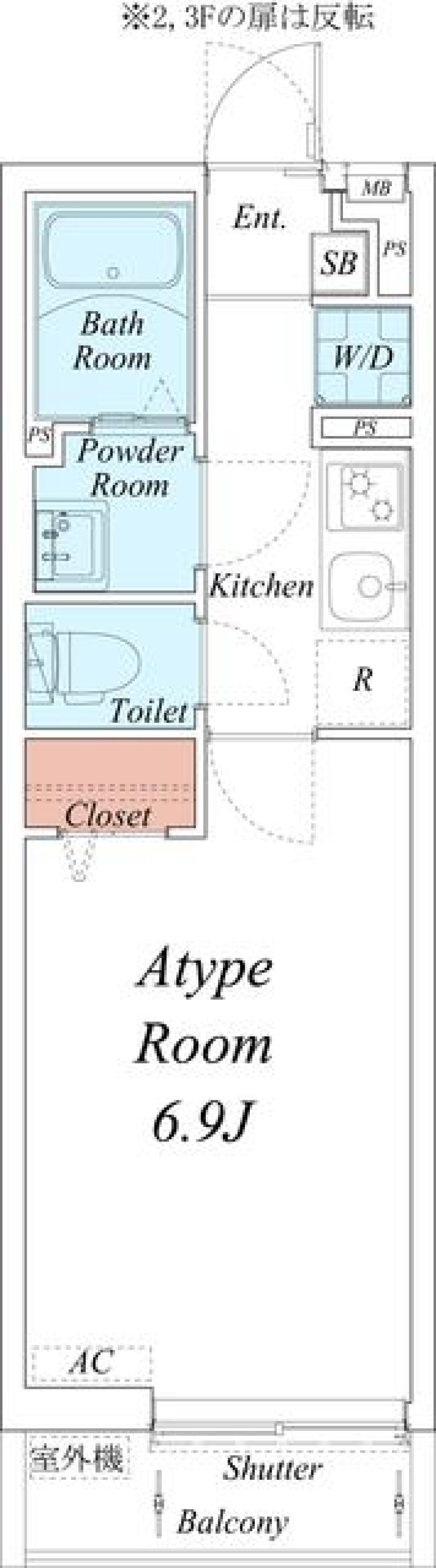 リブリ・井の頭公園ヒルズ　101号室の間取り図