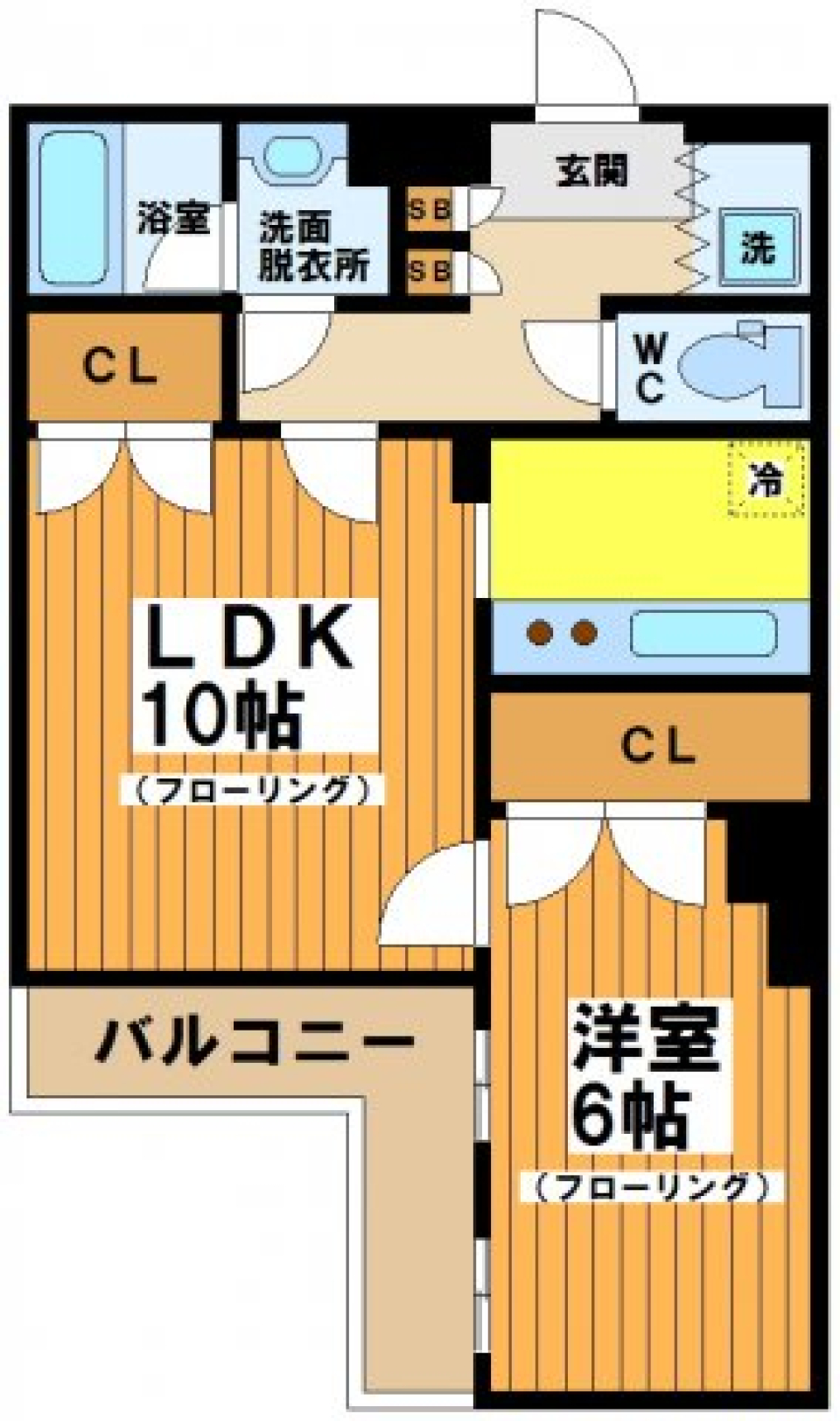 ＳＡＫＵＲＡ　101号室［ペット可］の間取り図