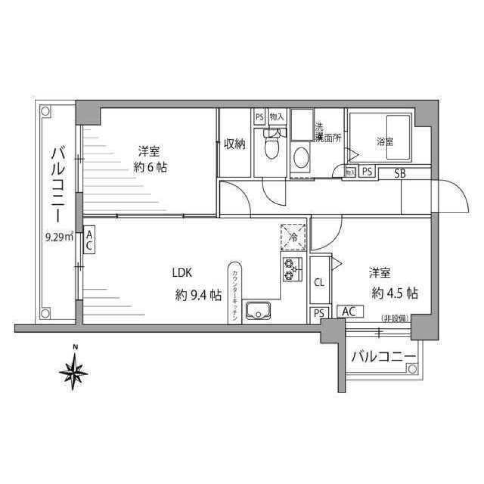 ルーラルたまプラーザの間取り図