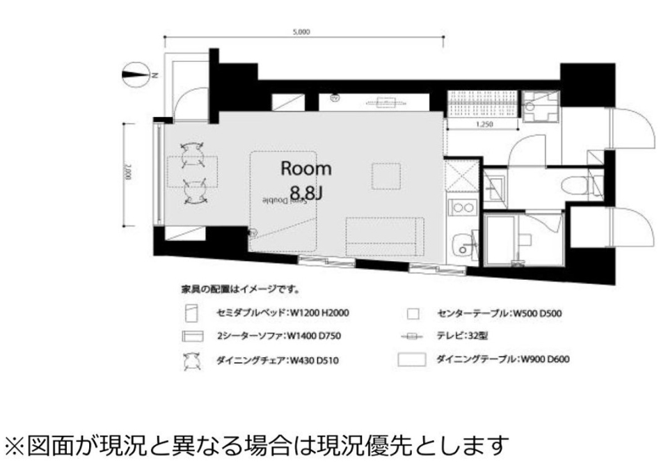 BOHOスタイルで美しくの間取り図