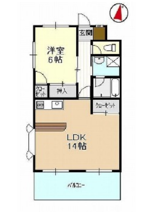 1～2人暮らしにおすすめの2LDK