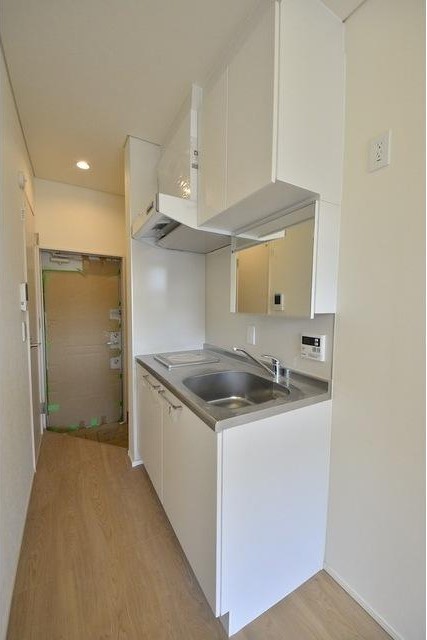 1口のIHコンロ付きコンパクトキッチン