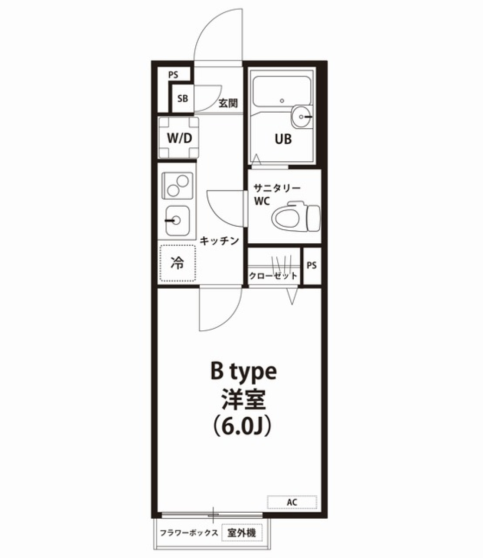 リブリ・Ｔｏｍｉ　303号室の間取り図
