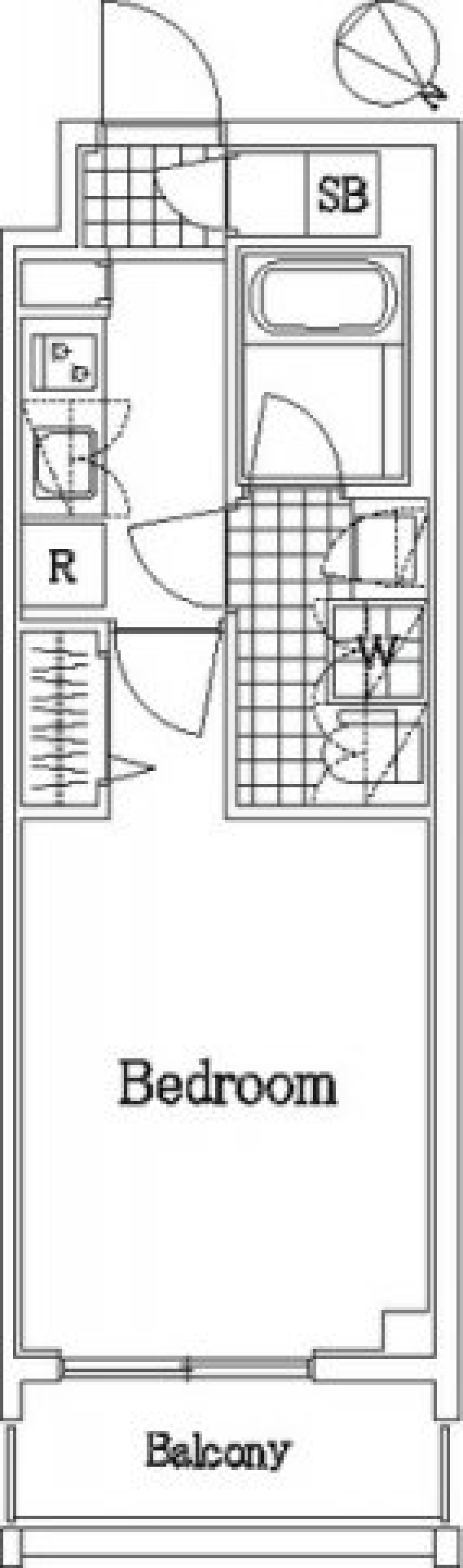 ザ・レジデンス・オブ・トーキョーＫＫ０６　407号室［ペット可］の間取り図