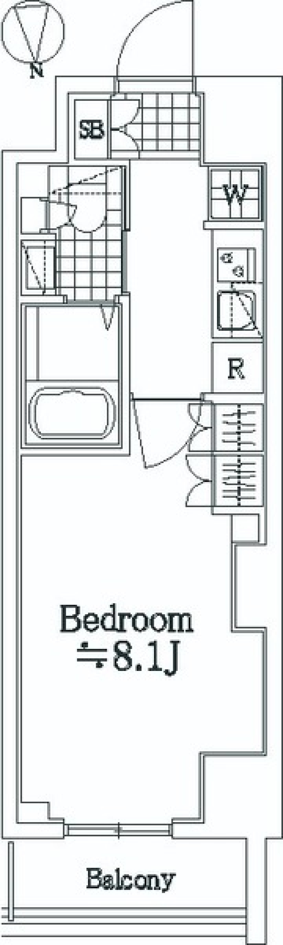 ＡＺＥＳＴ田無　102号室［ペット可］の間取り図