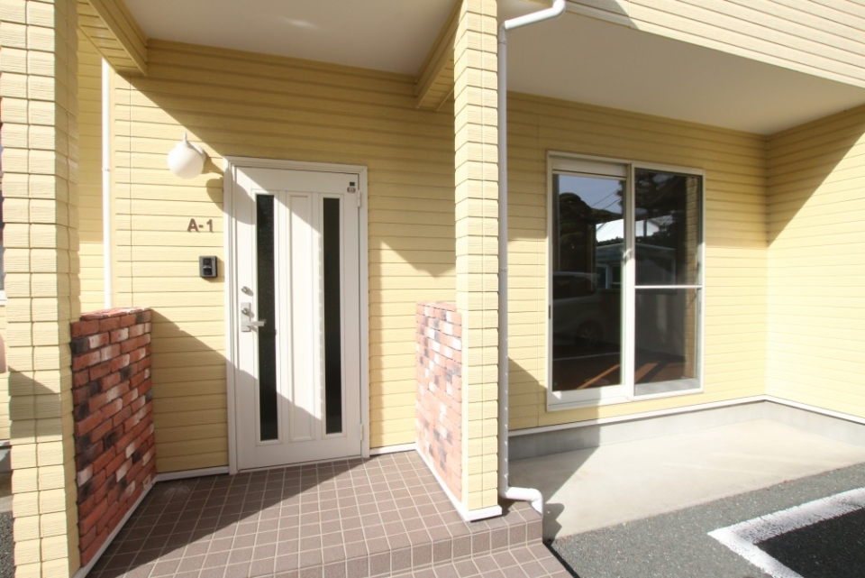 LDKから出入りできるテラス。
