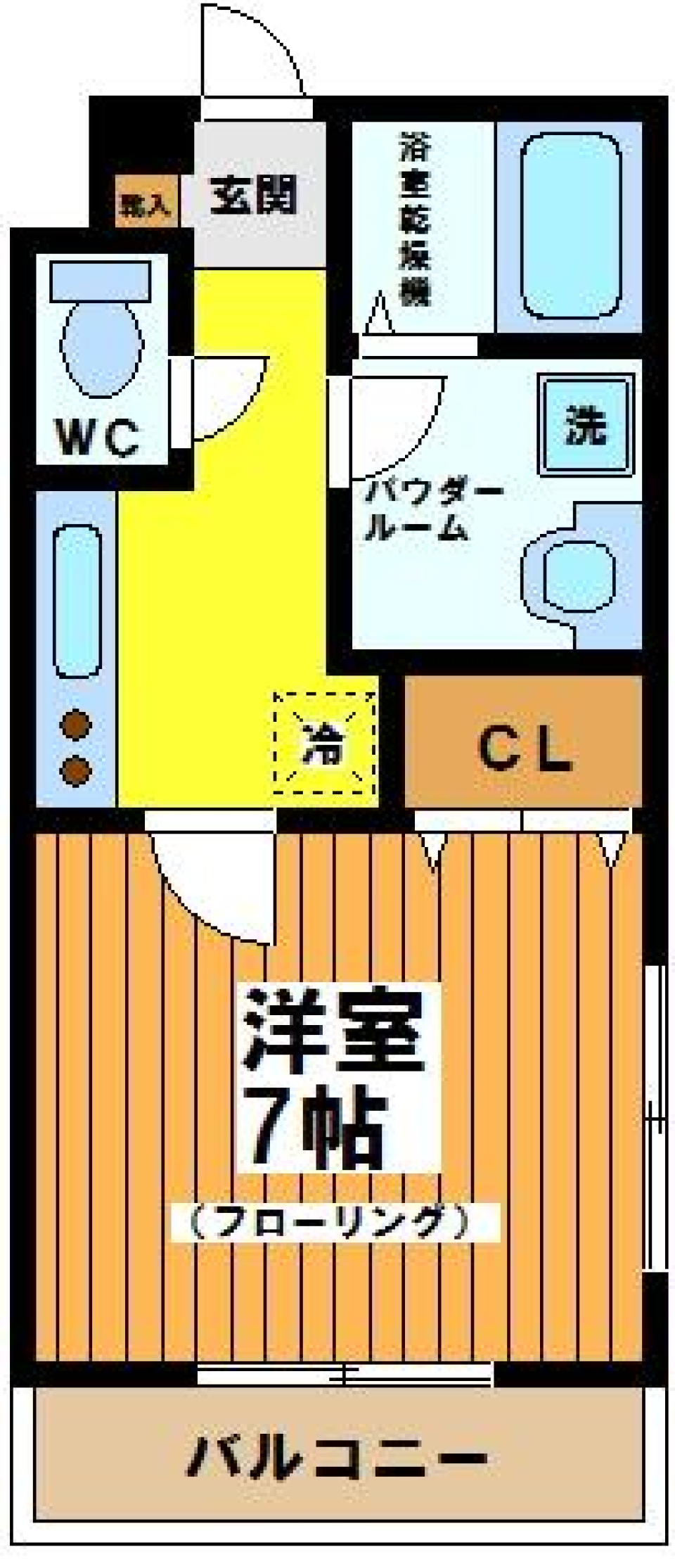 メゾンアライ七番館　202号室の間取り図