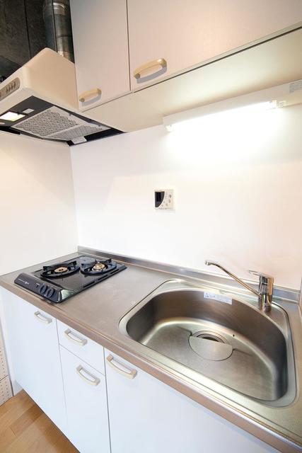 2口コンロ付きキッチン　※写真は同タイプ住戸です。