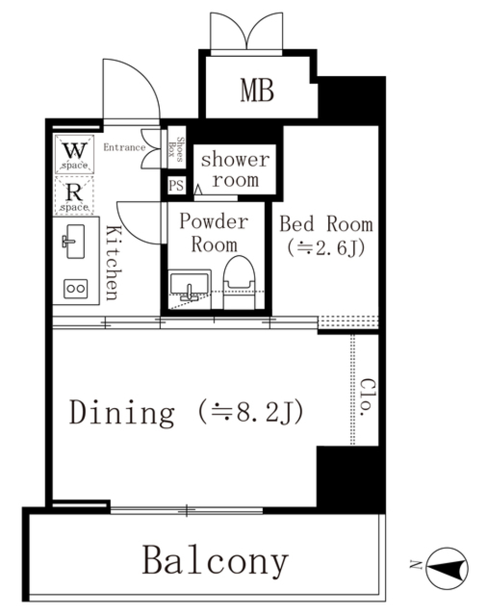 和を感じるZEHマンションの間取り図