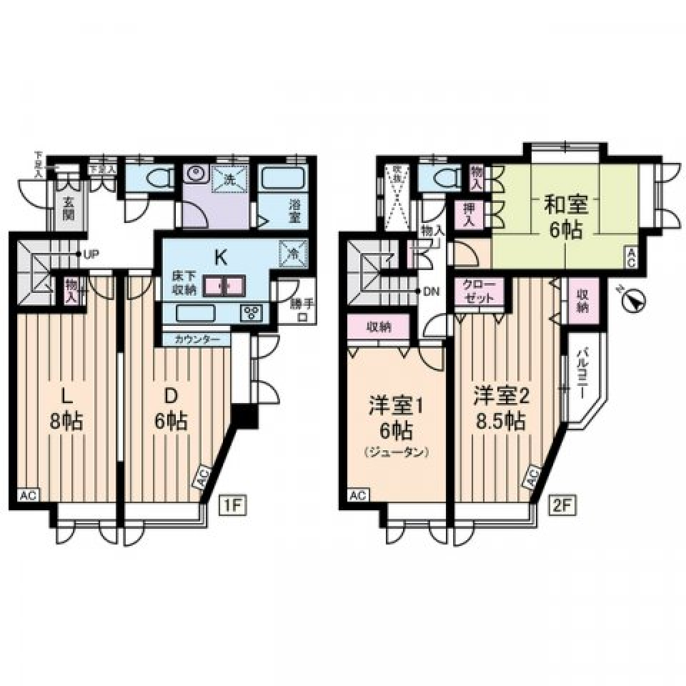 フリーデンハイムⅠ　000B号室の間取り図