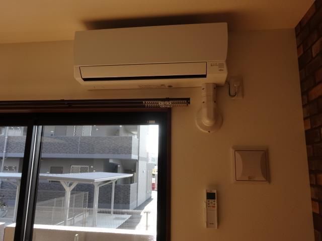 LDKにはエアコン完備。