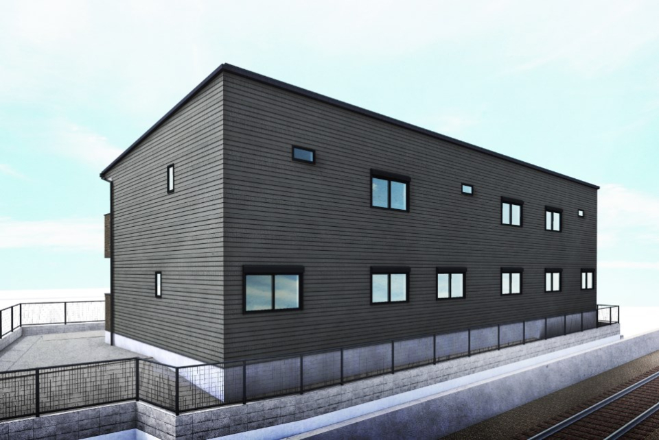 外観②　裏側はシンプル。