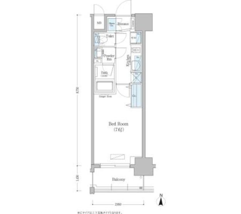 アーバネックス深川住吉　1004号室の間取り図