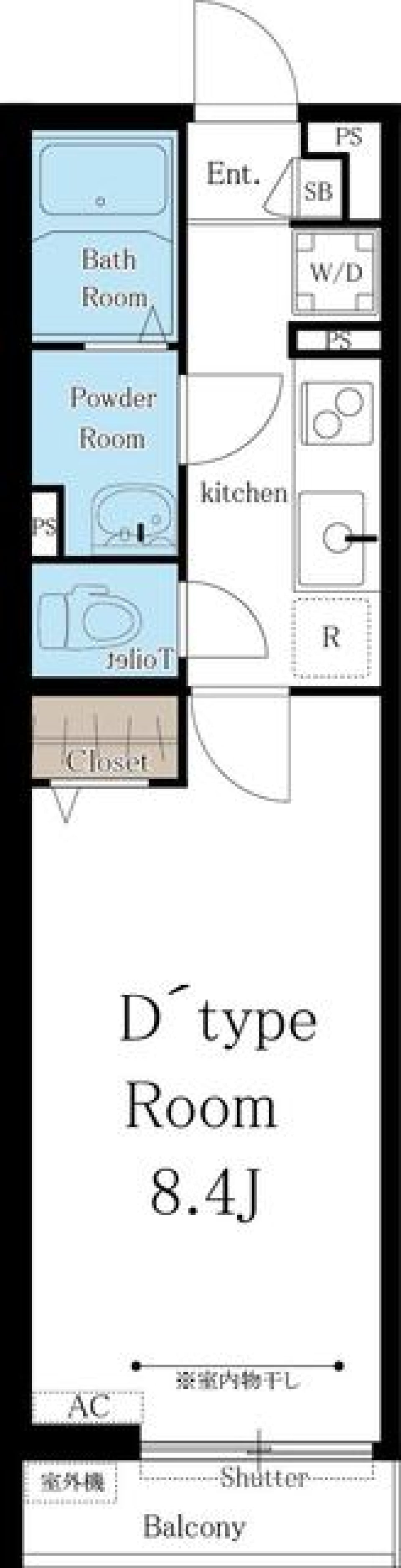 リブリ・ＹａＥｎ　310号室の間取り図