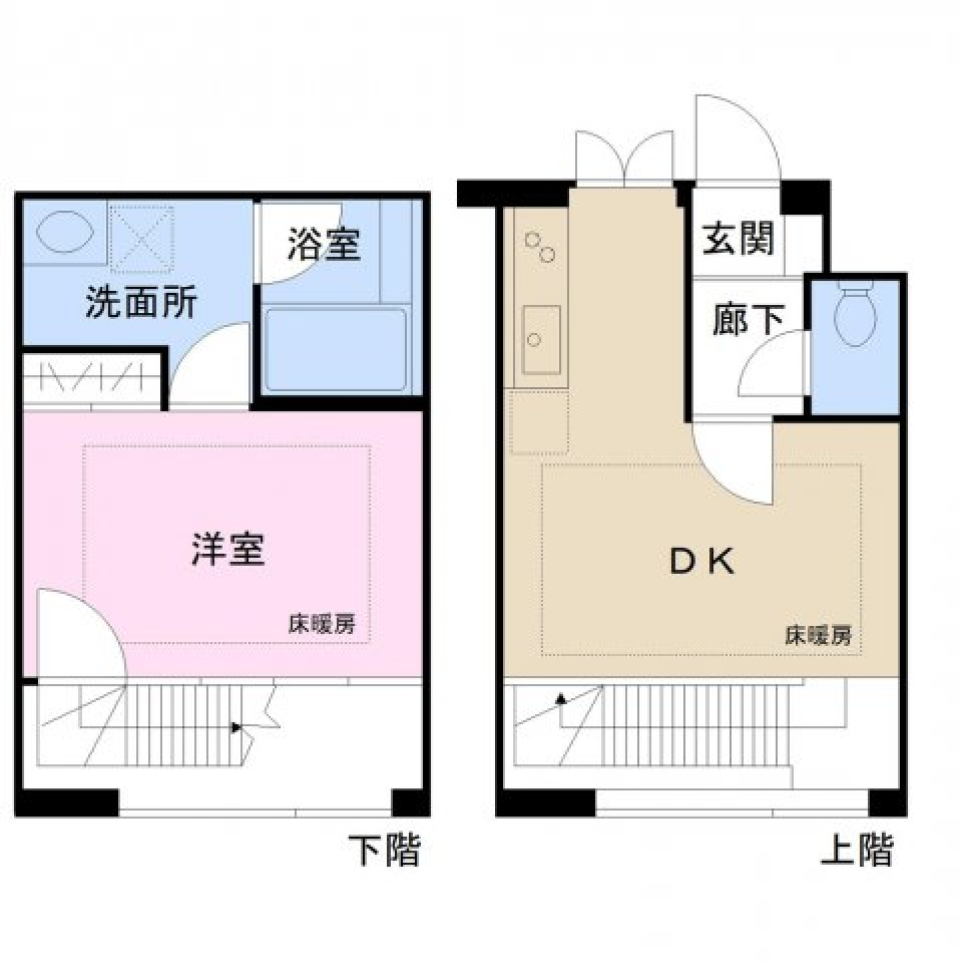フォーチュンコート代々木　104号室　の間取り図