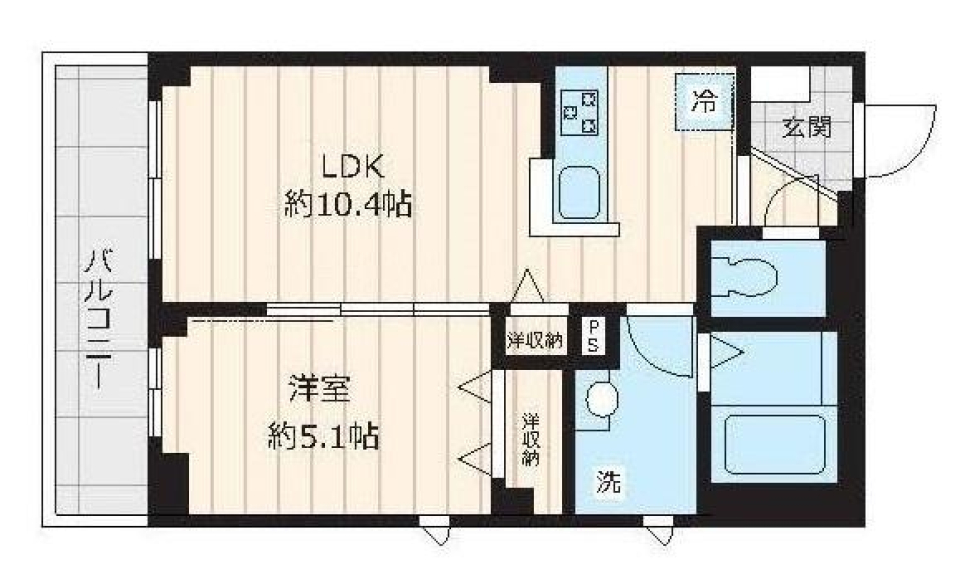 メゾンパルク　302号室の間取り図