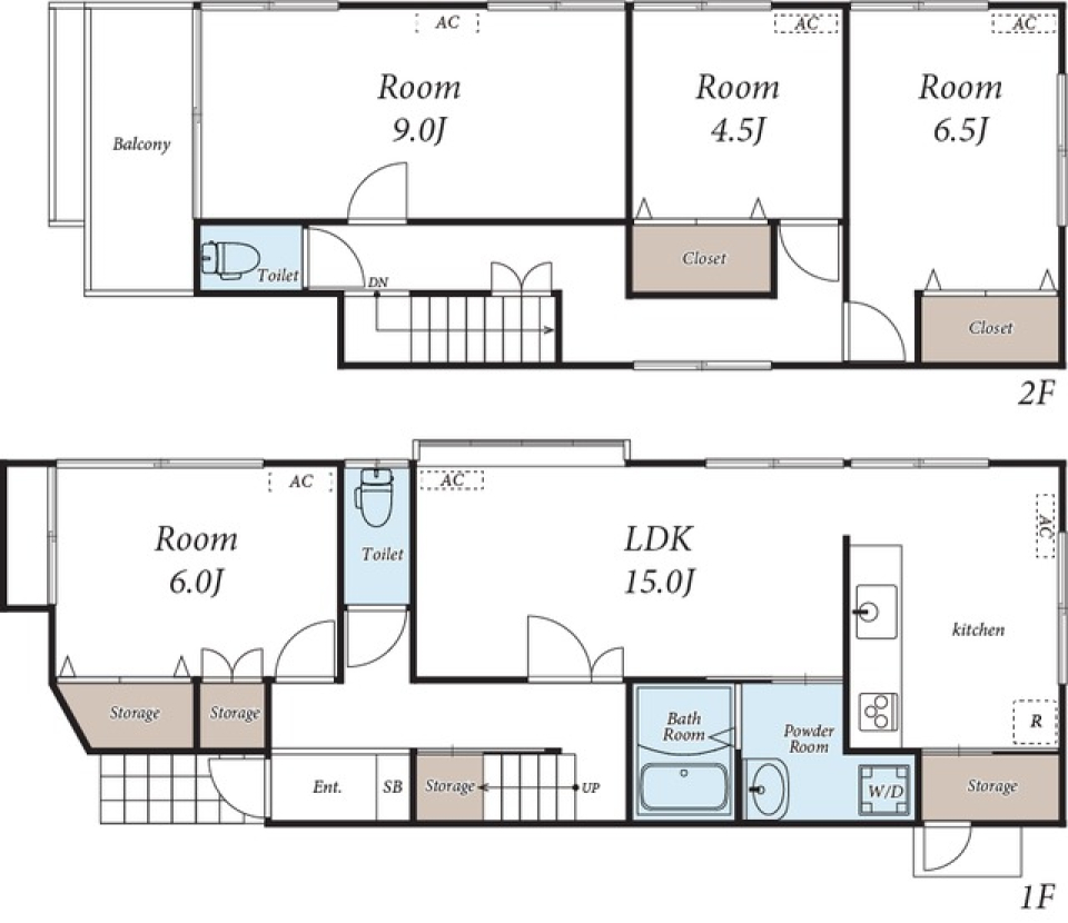 アイディ御殿山ヒルズファースト　アネックス　１の間取り図