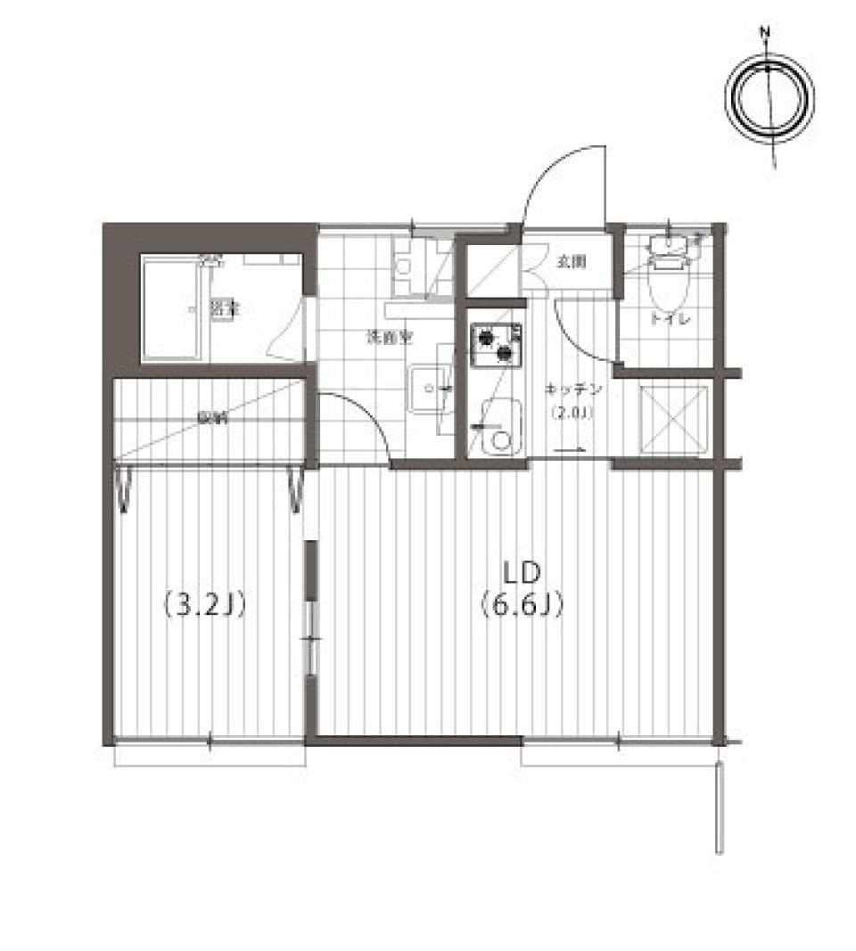 かわいいリノベでふたり暮らしの間取り図