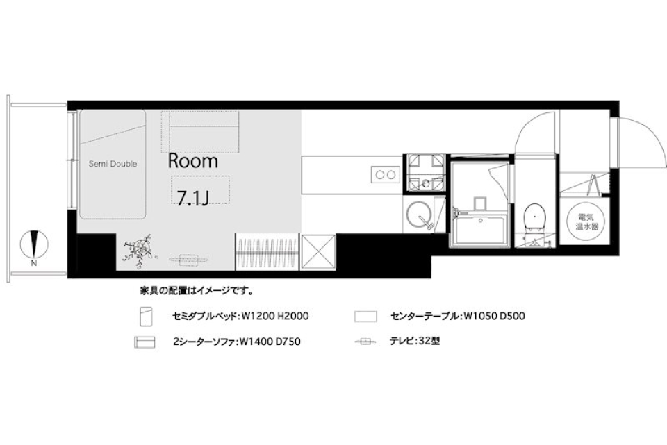 Cafe&Bar始めます。の間取り図