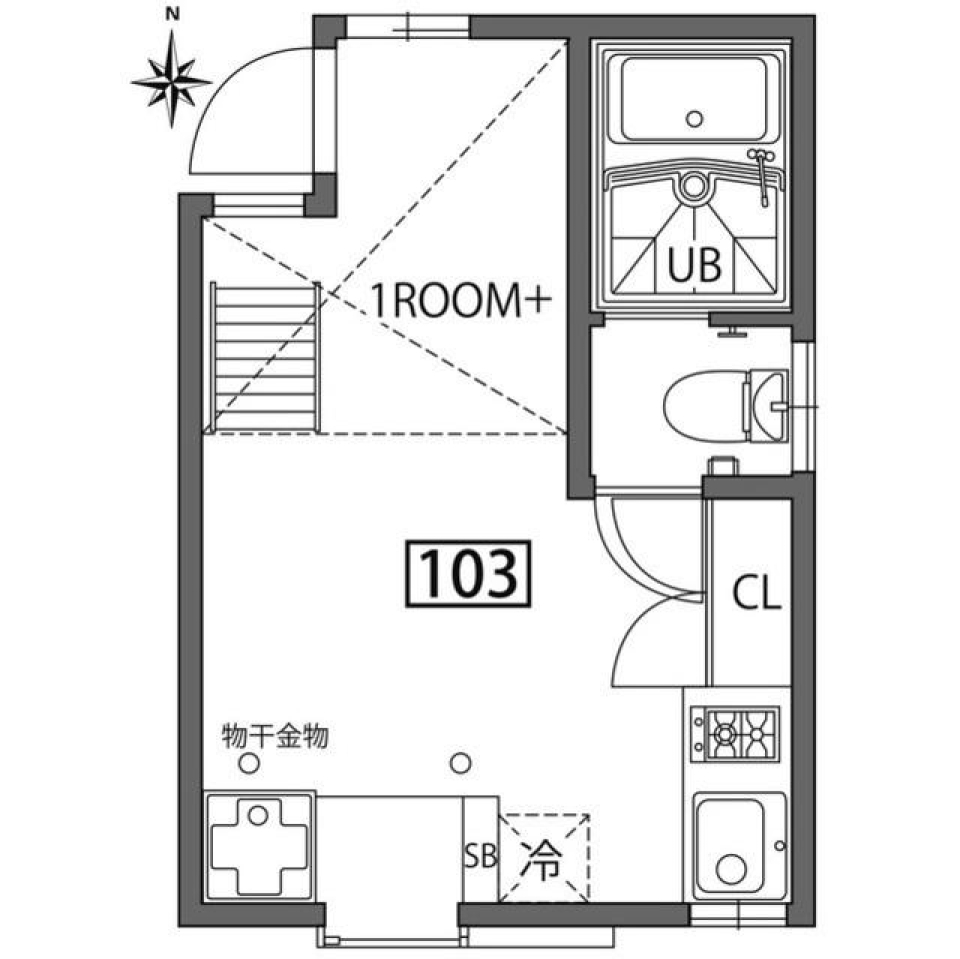 和の薫りに包まれての間取り図