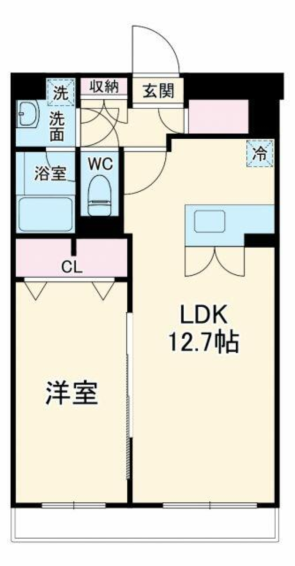 外はクールに中はあたたかくの間取り図