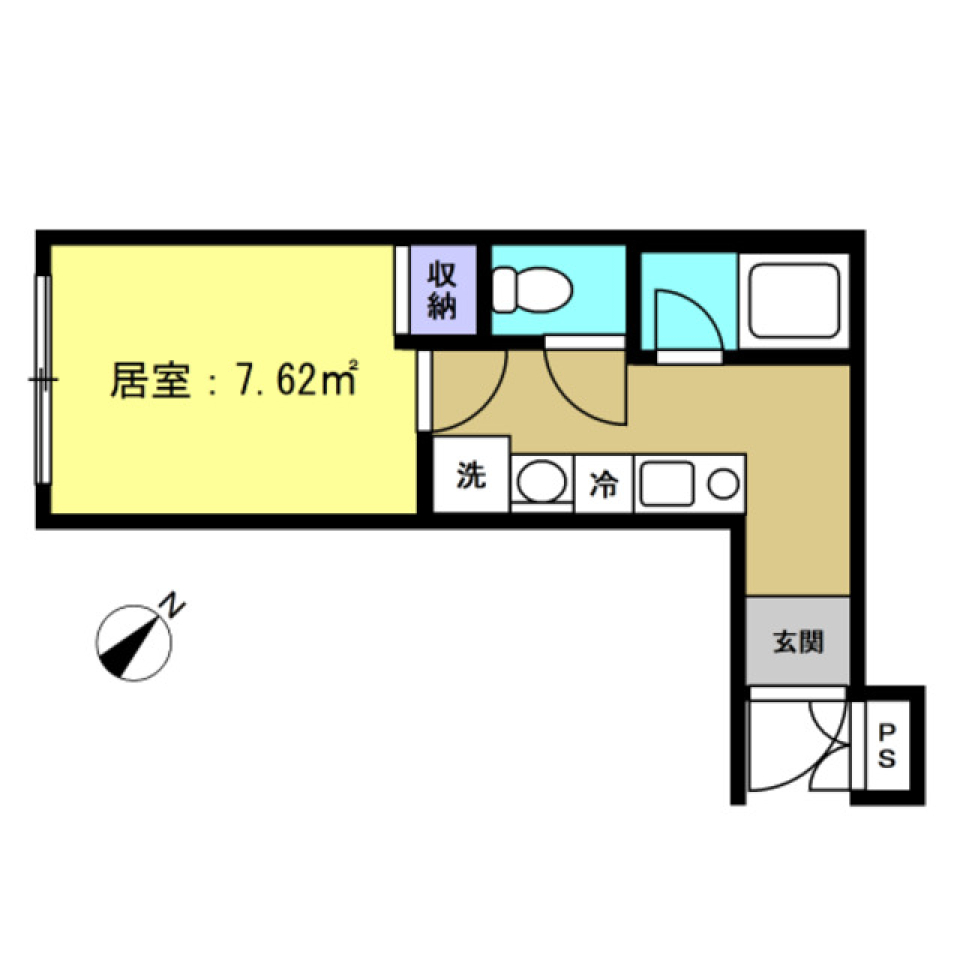 ヴァールレジデンツ西巣鴨　202号室の間取り図