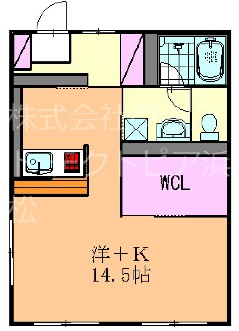 角部屋サンライズ！の間取り図