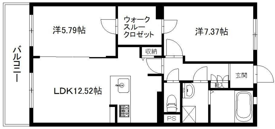 便利な街で団らんをの間取り図