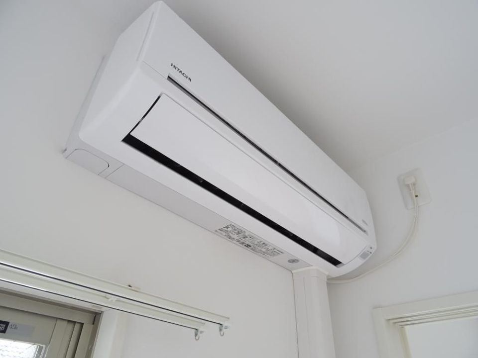 LDKにはエアコン完備