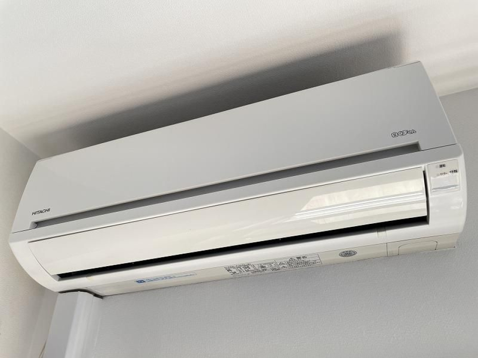 LDKにはエアコン完備