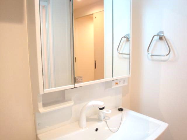 洗面台もキレイ。