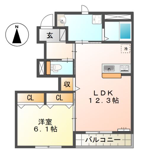 収納スペースも十分です！