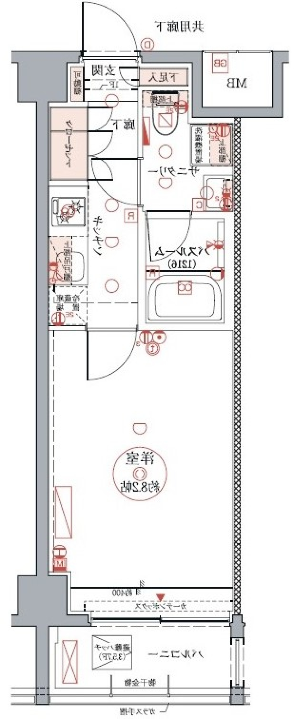 クレヴィスタ大森西　304号室［ペット可］の間取り図