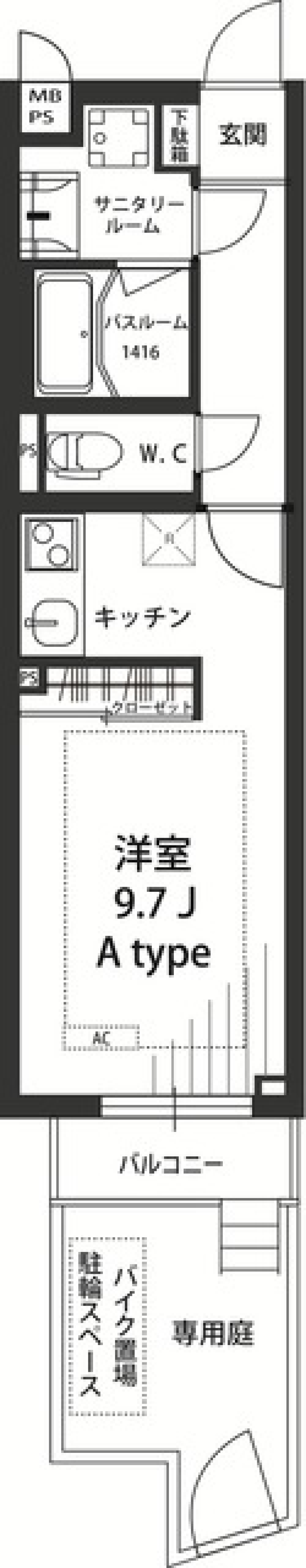 リブリ・サンヴィレッジ２２の間取り図
