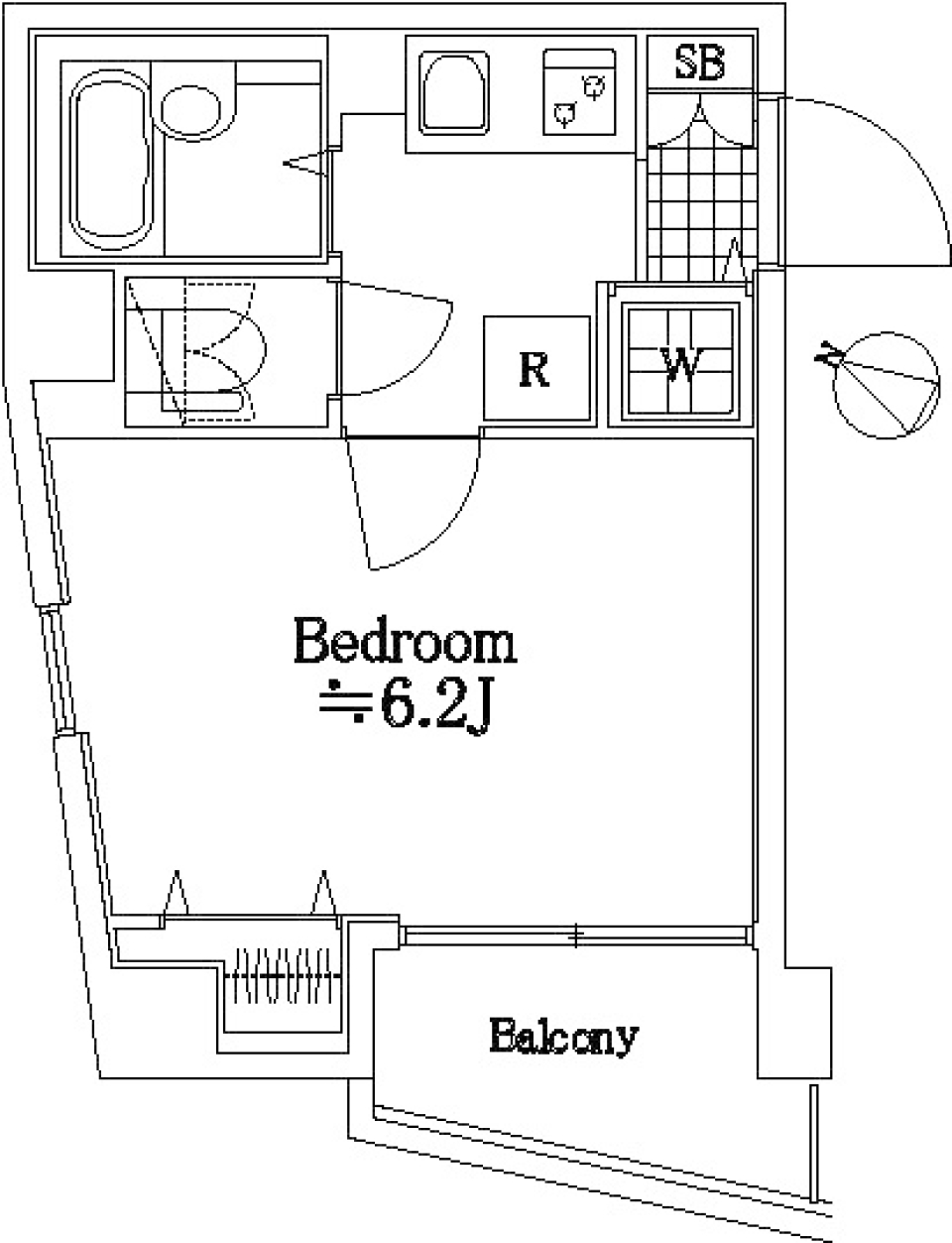ヴェローナ小竹向原　308号室［ペット可］の間取り図