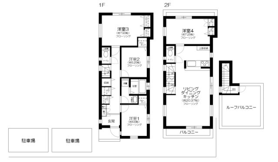 笑い声が響きあう［新築］の間取り図