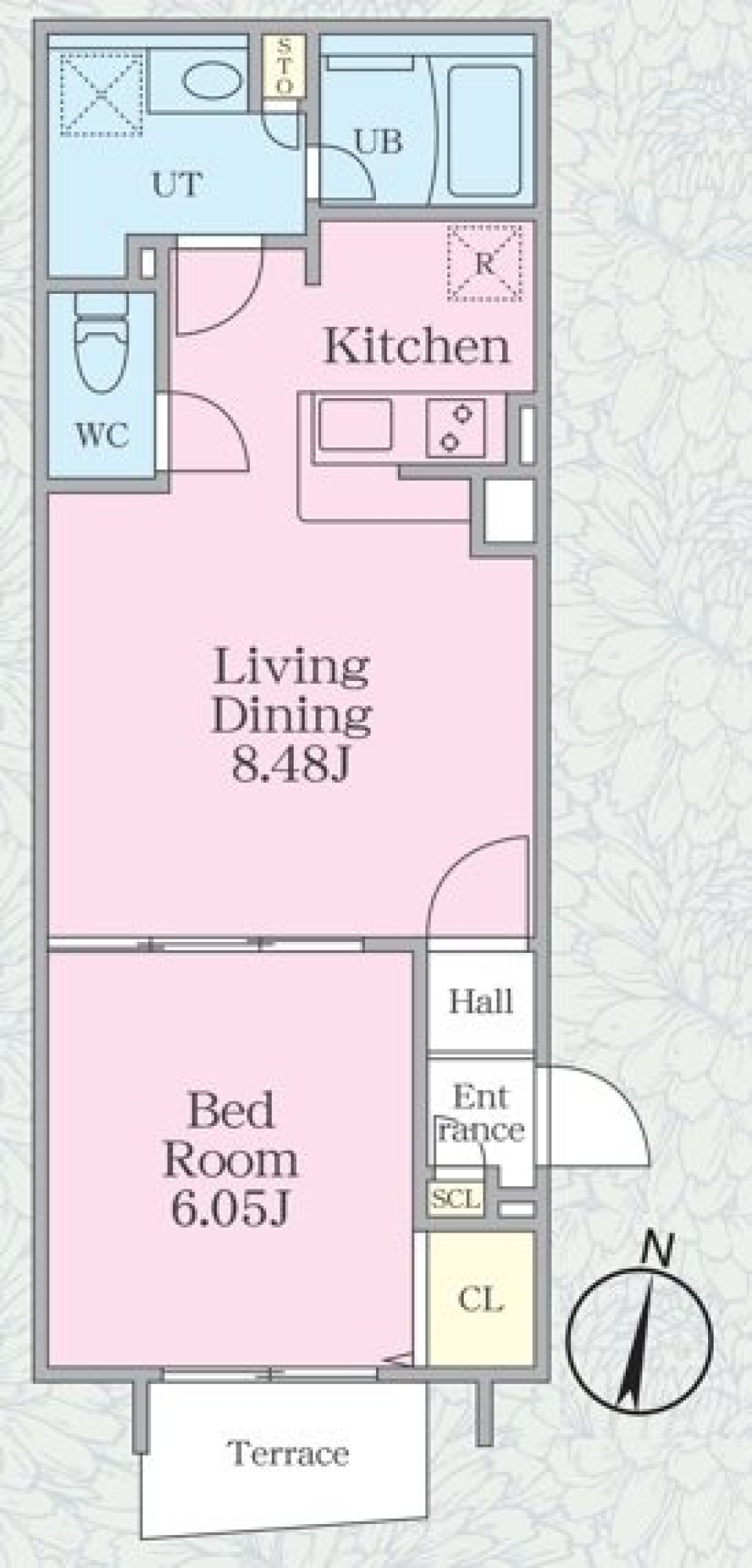 GRAN PASEO 明大前Ⅲ 103号室の間取り図