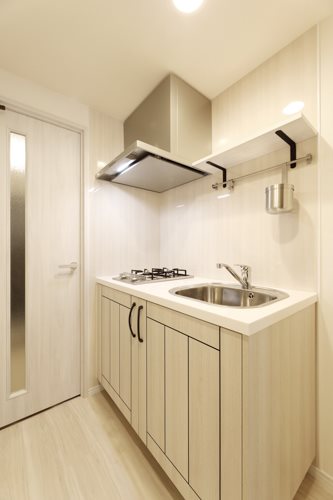 かわいらしさのあるキッチンですね