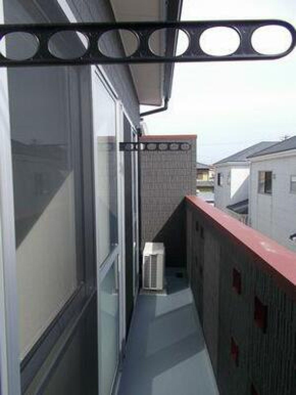 コンパクトなバルコニー