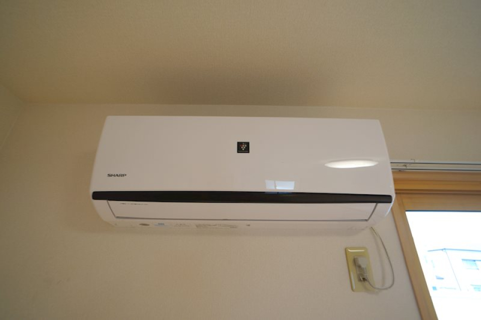 LDKにはエアコン完備