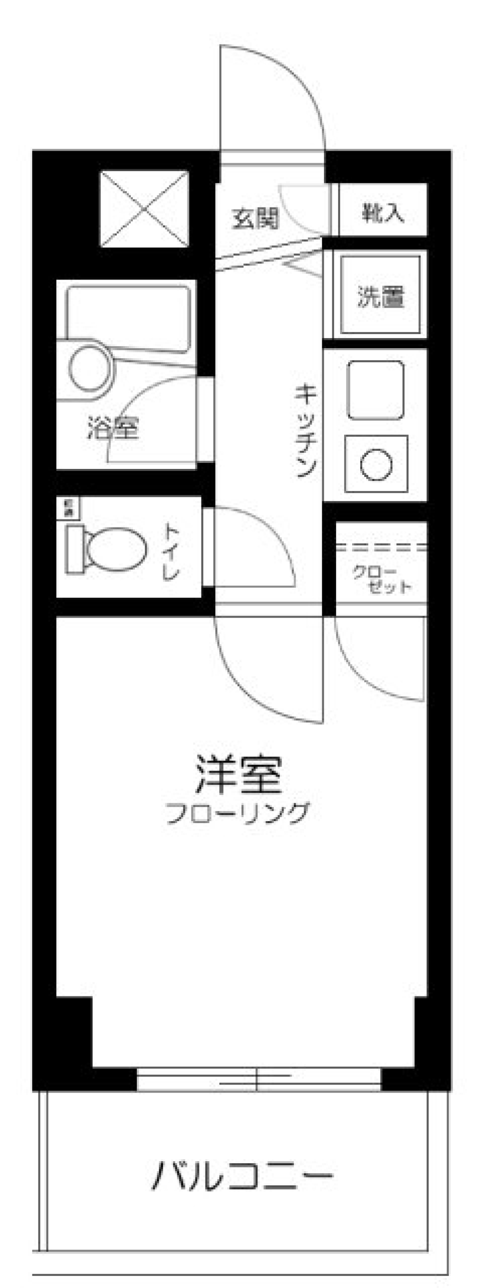 プレール西新宿　301号室の間取り図